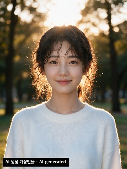 Golden backlit portrait with rim light